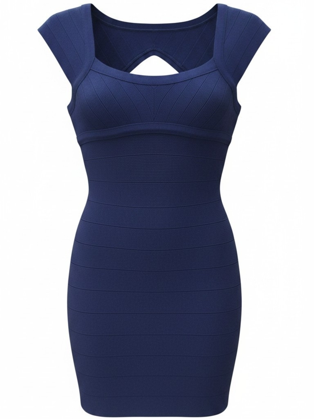 Guess Royal Blue Textured Bandage Dress SZ S
